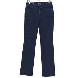 NYDJ Marilyn Straight Dark Wash Lift Tuck Technology Jeans Sz 8